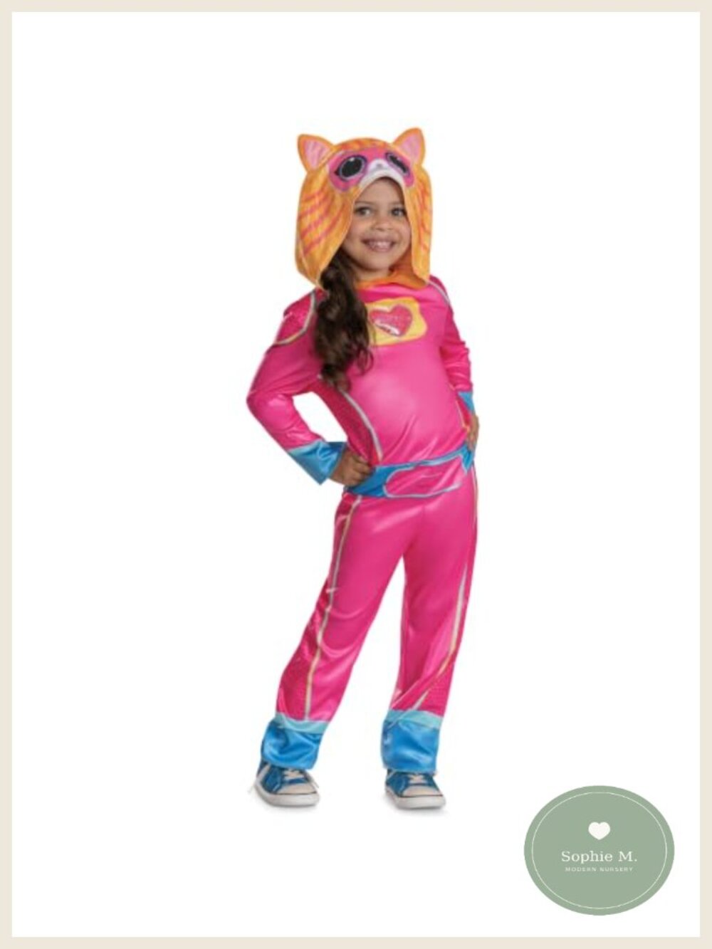 Official Disney Super Kitties Ginny Costume for Kids - Hooded Jumpsuit w/